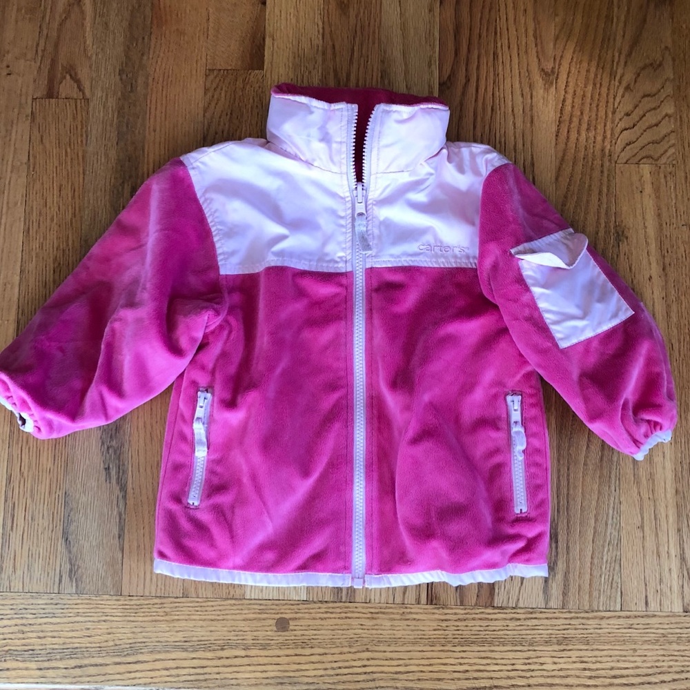🎀CARTERS🎀 REVERSIBLE PINK COAT GIRLS SIZE 3T